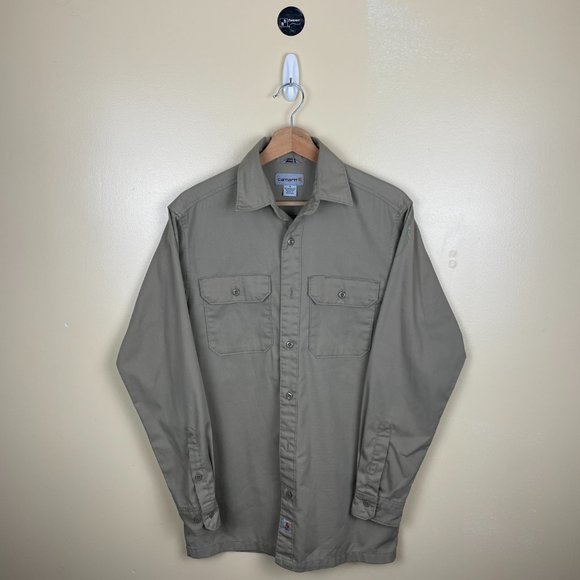 Carhartt Double-Pocket Relaxed Fit Button-Down Shirt - Picture 1 of 8